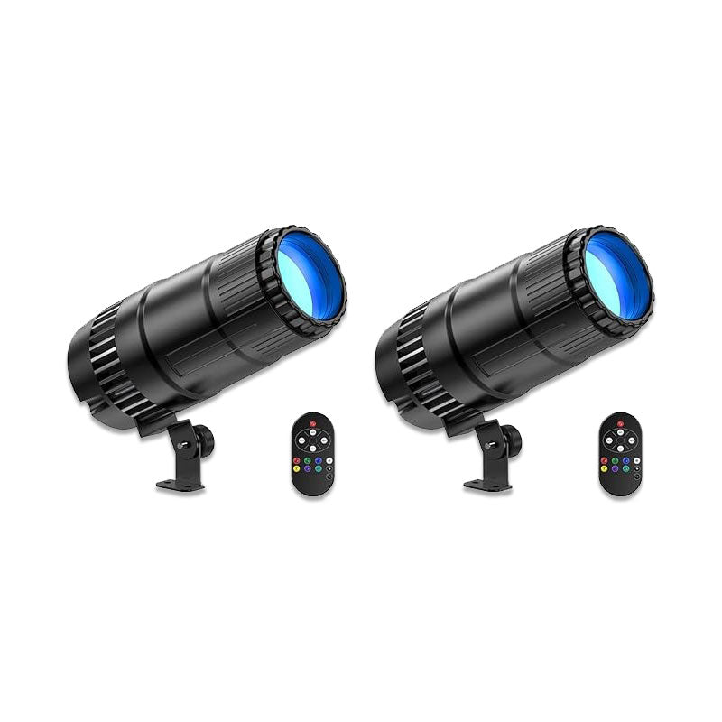 光束燈 附遙控器 + 蓝青色 LED 光束聚光燈