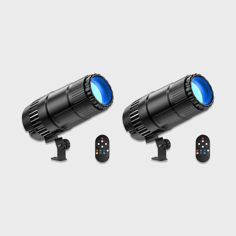 光束燈 附遙控器 + 蓝青色 LED 光束聚光燈